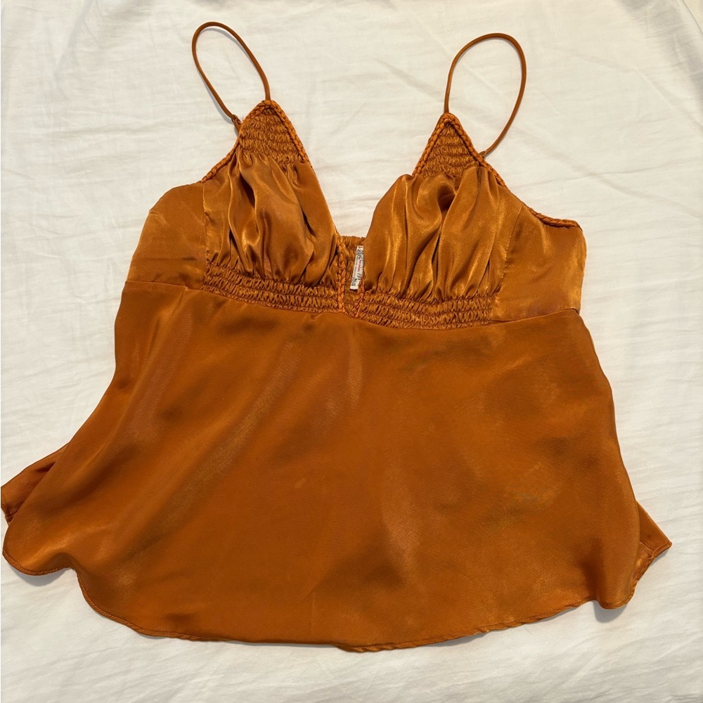 Free People Satin Tank top